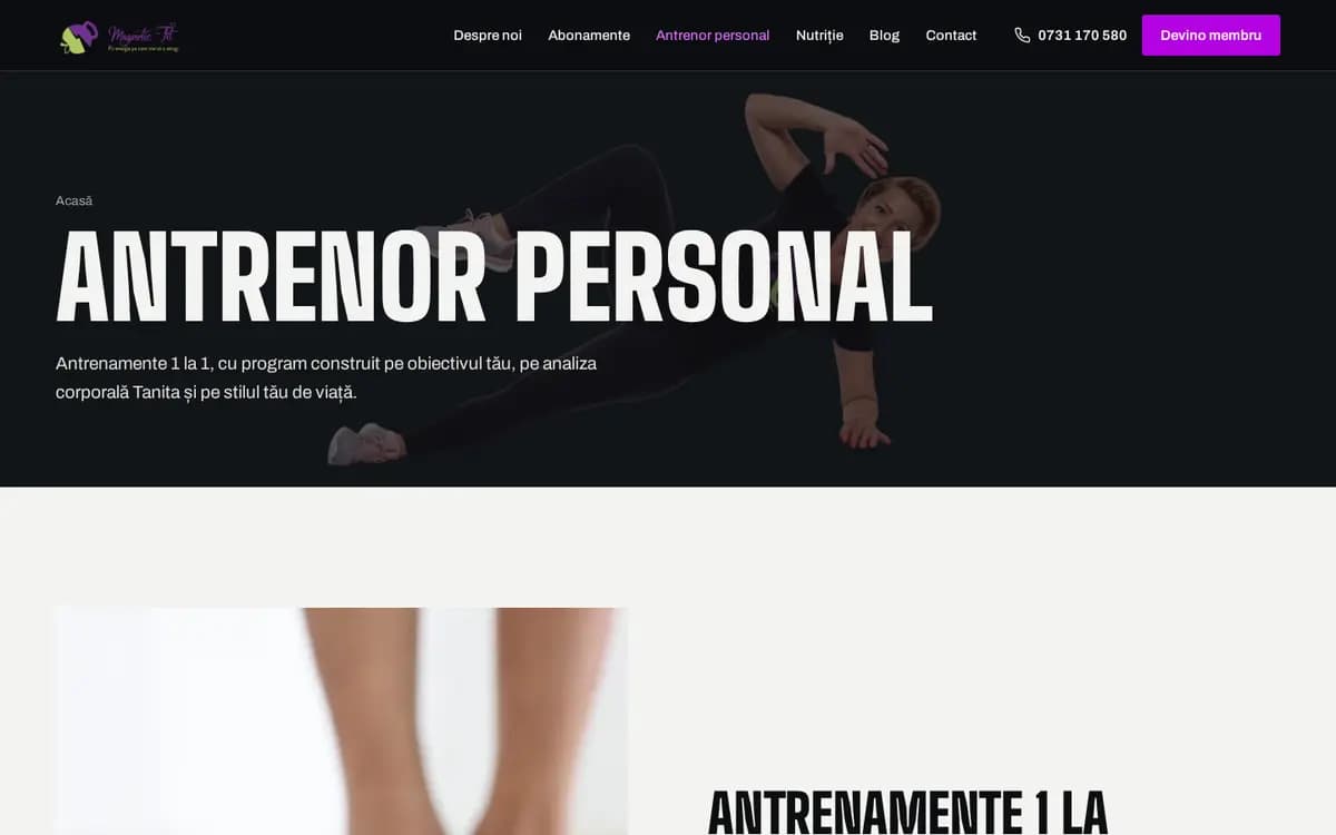 MagneticFit.ro – Antrenor personal