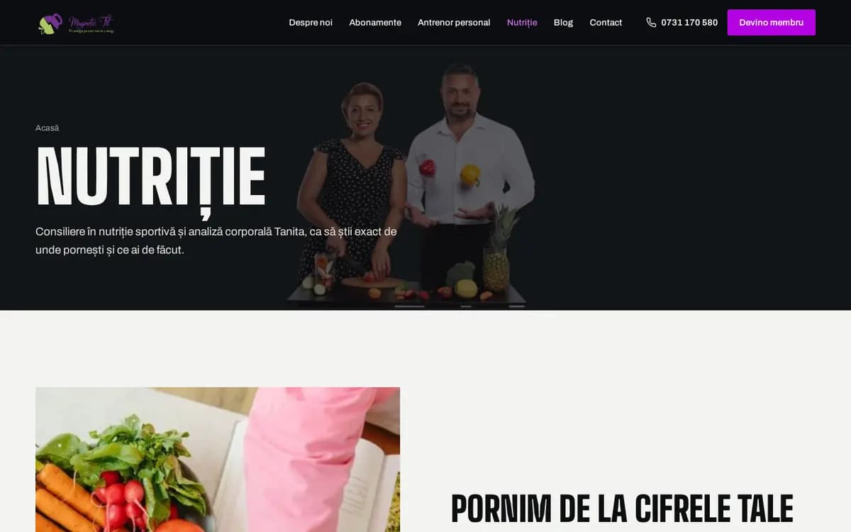 MagneticFit.ro – Nutriție și analiza Tanita