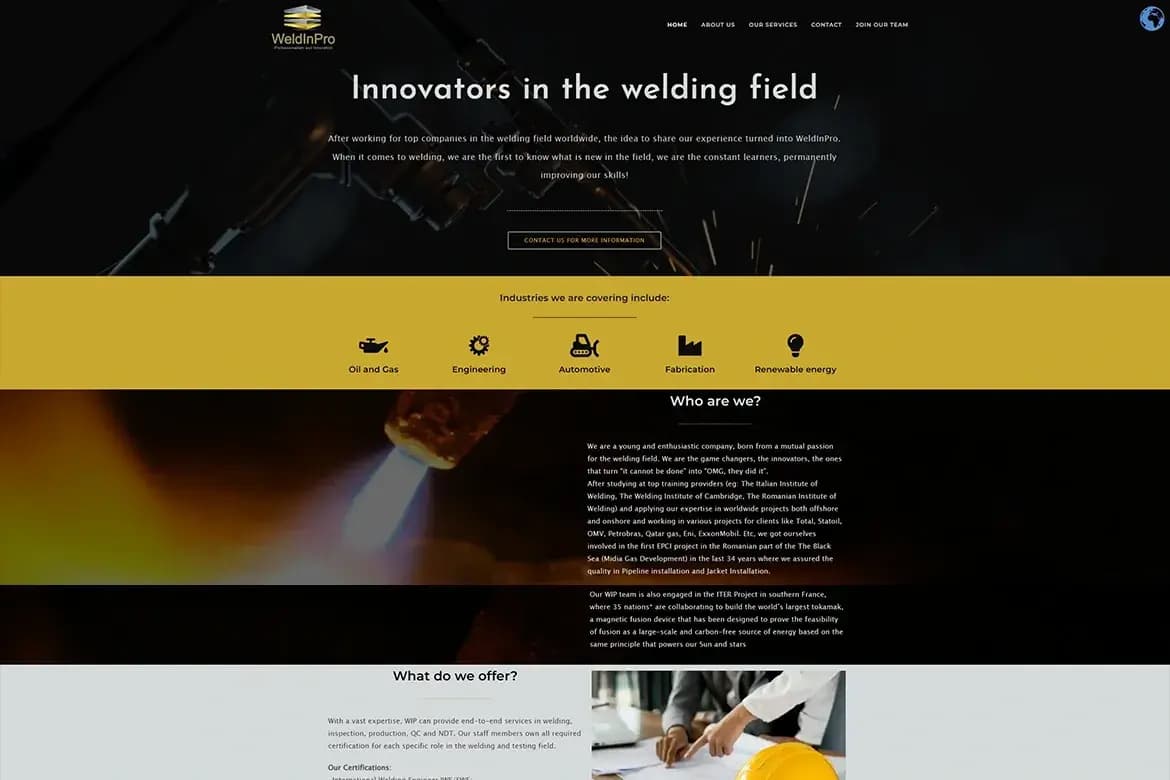 WeldinPro.com – site-ul vechi