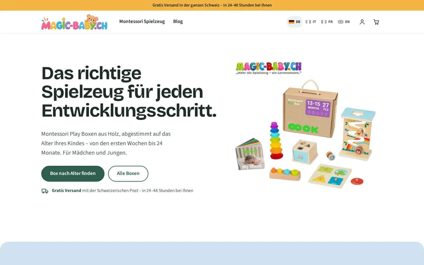 Magic-Baby.ch – site-ul nou