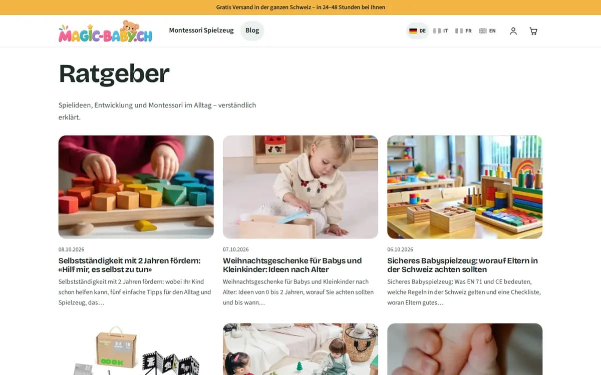 Magic-Baby.ch – Ghid pentru părinți