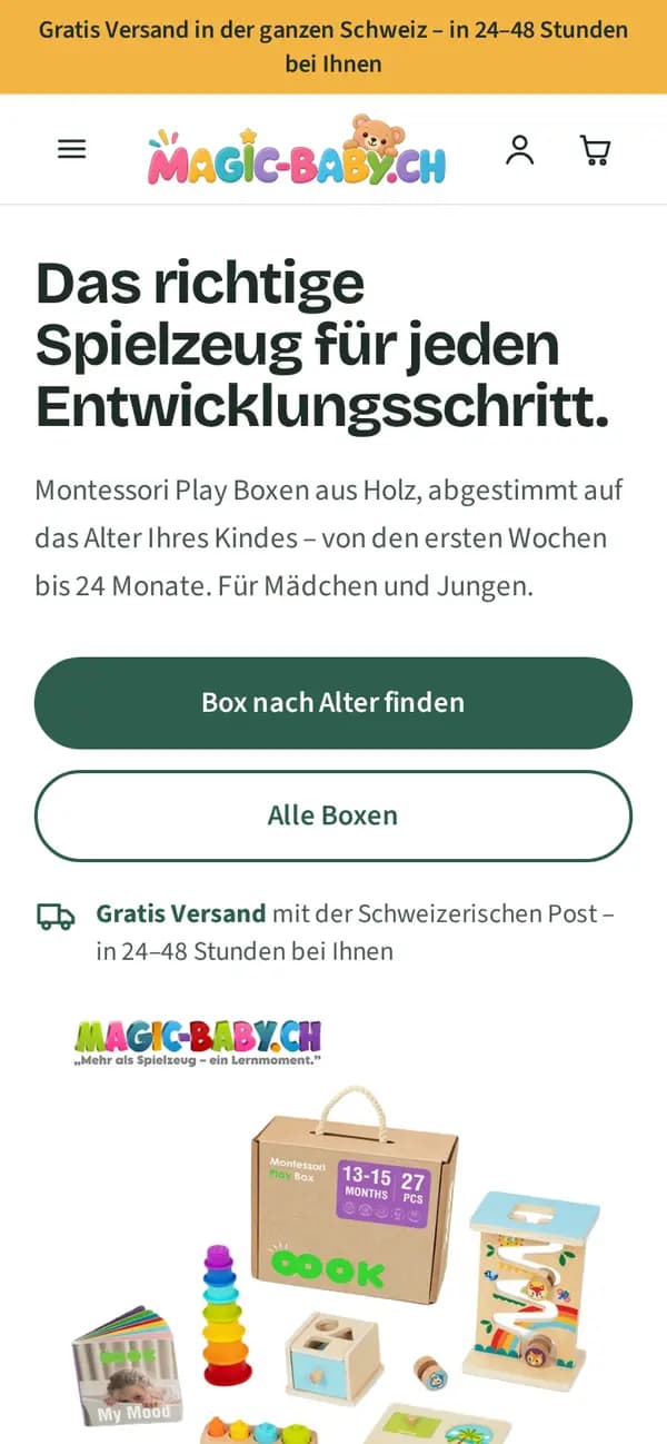 Magic-Baby.ch – Mobil