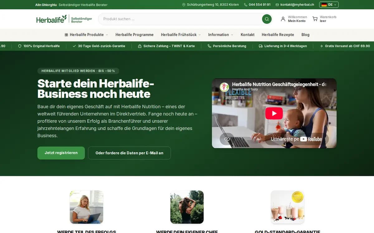 MyHerbal.ch – Devino membru