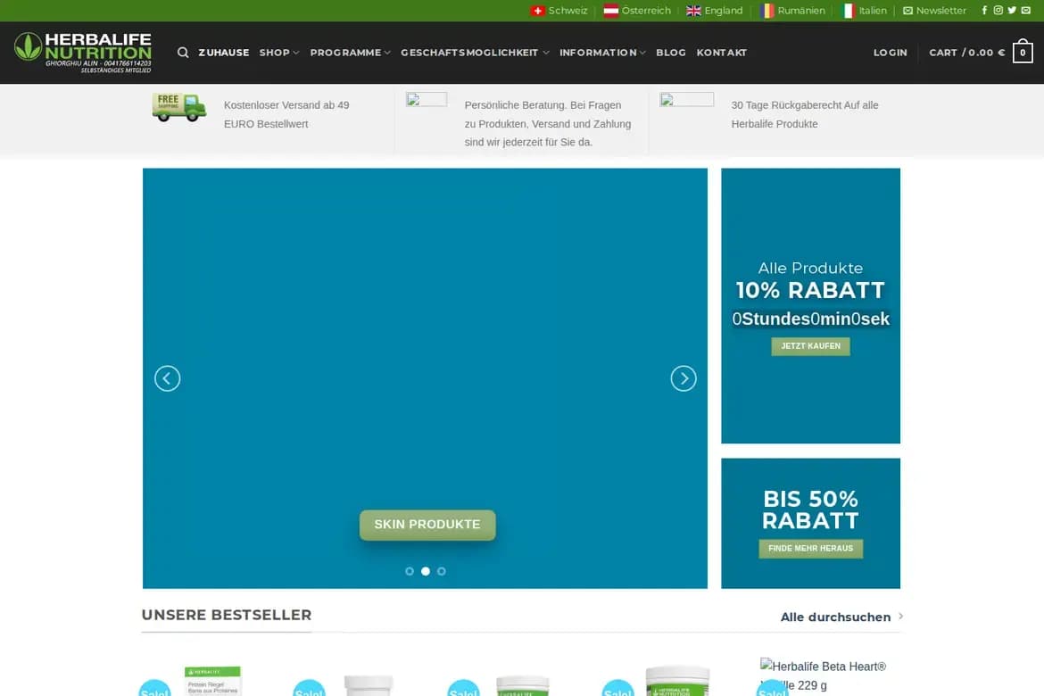 MyHerball.de – site-ul vechi