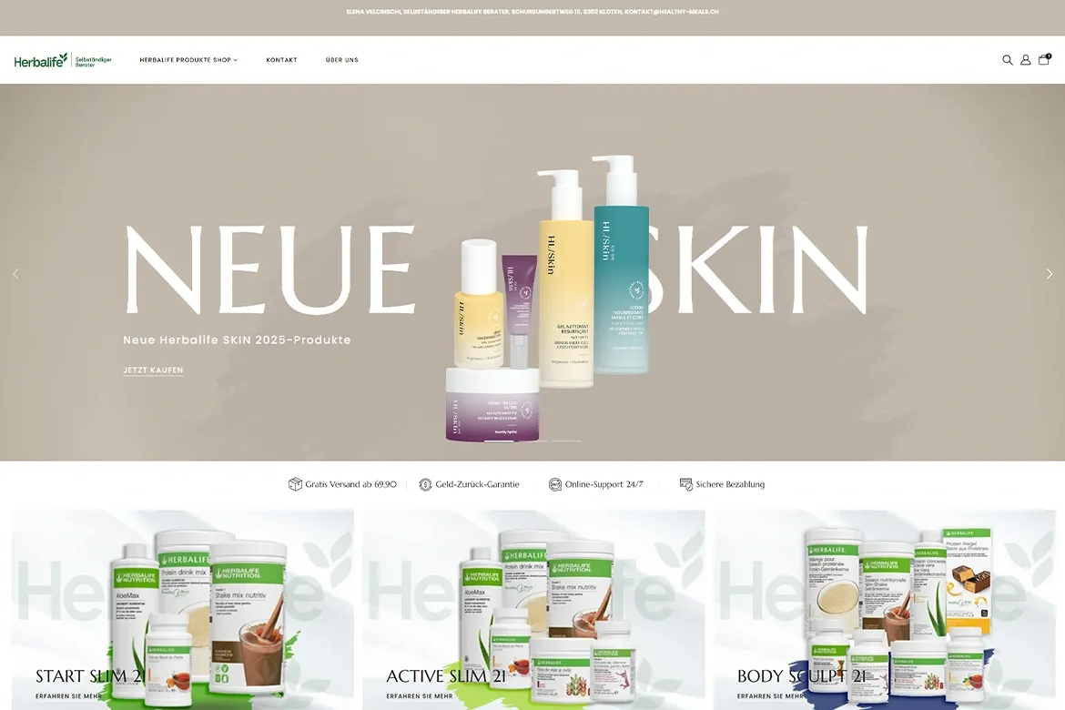 Healthy-Meals.ch – Proiect eCommerce eSys Agency