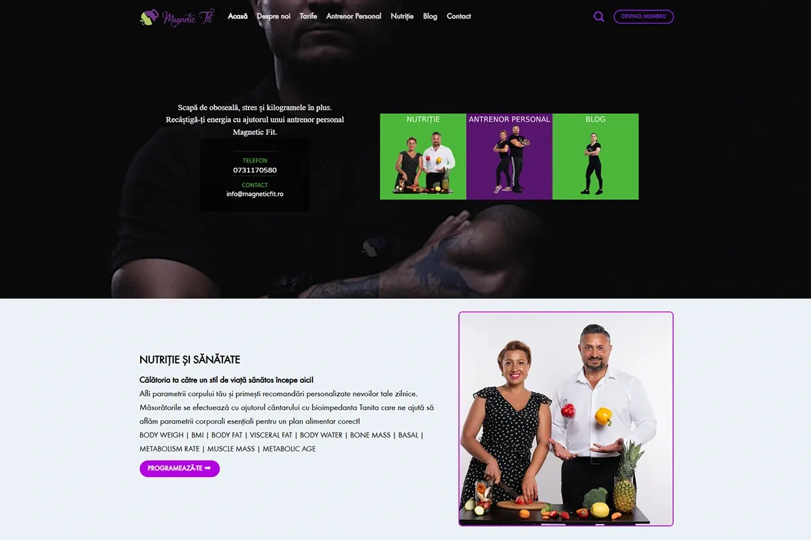 MagneticFit.ro – Proiect Marketing Digital eSys Agency