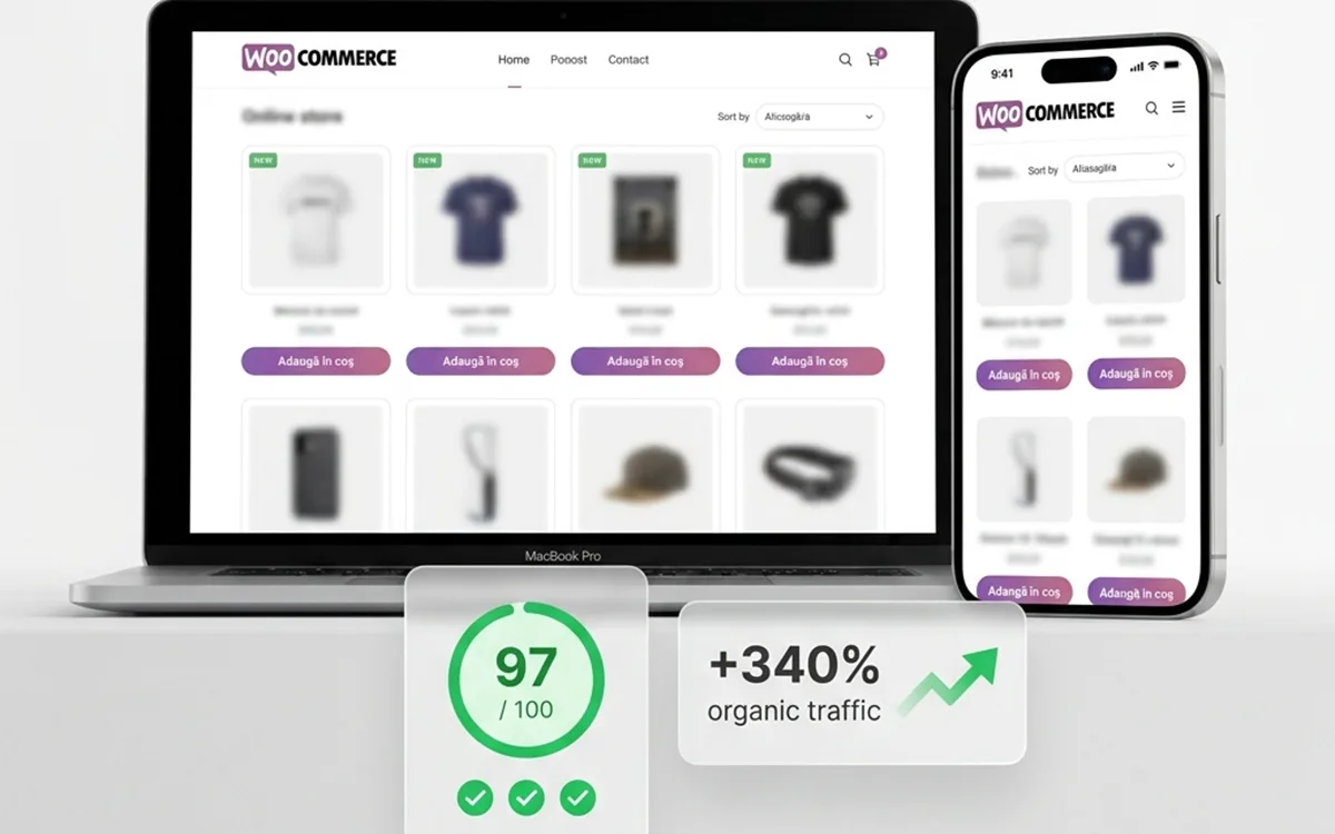 magazin online optimizat SEO dupa ESYS Agency